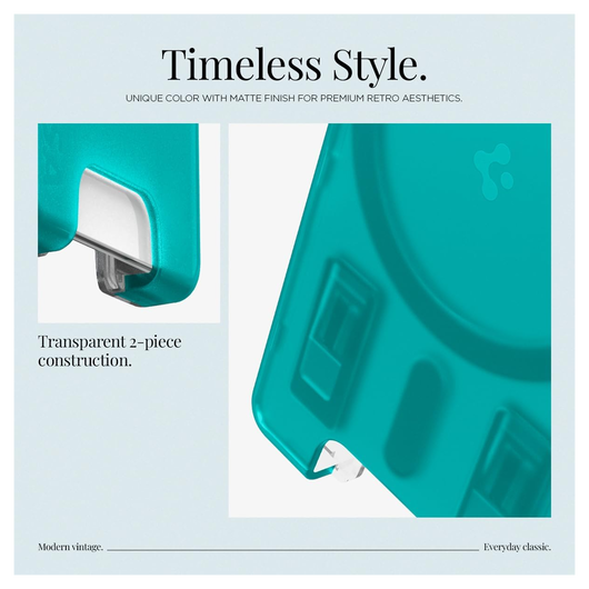 Spigen Classic C1 Magsafe Kaarthouder Blauw afbeelding 3