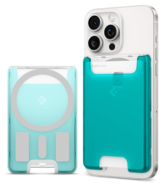 Spigen Classic C1 Magsafe Kaarthouder Blauw