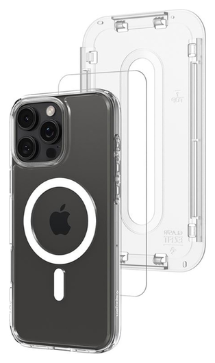 Spigen Ultra Hybrid MagFit Pack iPhone 16 Pro Max Hoesje + Tempered Glass afbeelding 2