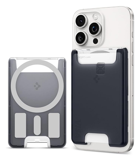 Spigen Classic C1 Magsafe Kaarthouder Graphite afbeelding 1