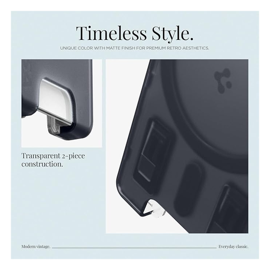 Spigen Classic C1 Magsafe Kaarthouder Graphite afbeelding 3