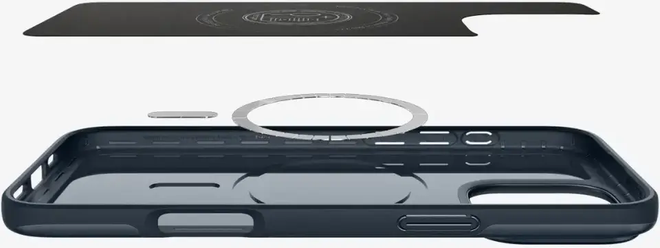 Spigen Thin Fit MagFit Apple iPhone Hoesje MagSafe Back Cover Metaal Groen afbeelding 6