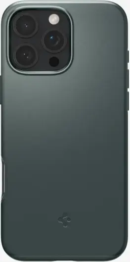 Spigen Thin Fit MagFit Apple iPhone Hoesje MagSafe Back Cover Metaal Groen afbeelding 10