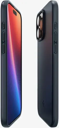 Spigen Thin Fit MagFit Apple iPhone Hoesje MagSafe Back Cover Metaal Groen afbeelding 3