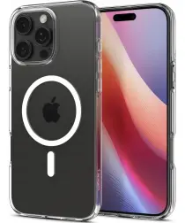 Spigen Crystal Flex MagFit Apple iPhone 16 Pro Max Hoesje MagSafe Transparant afbeelding