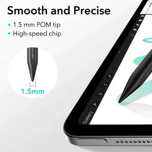 ESR Geo Universele Actieve Stylus Pen met Apple Find My Zwart afbeelding 6