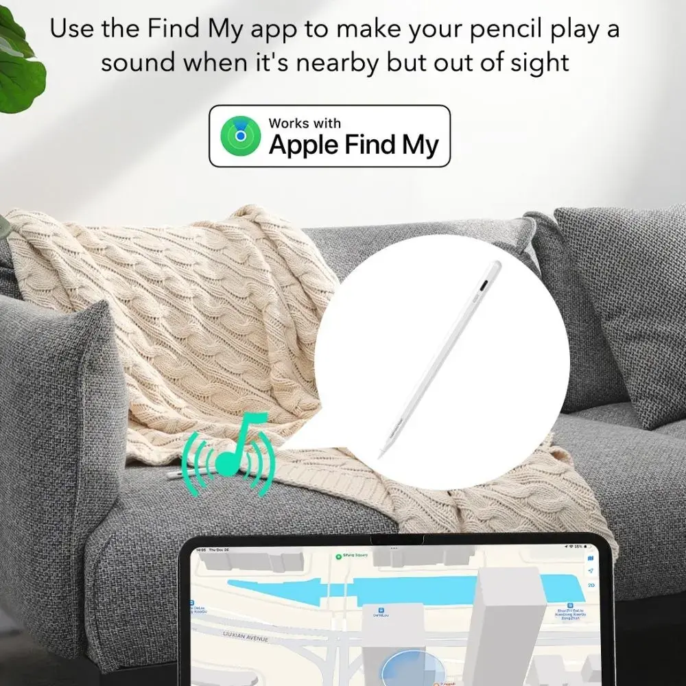 ESR Geo Universele Actieve Stylus Pen met Apple Find My Wit afbeelding 2