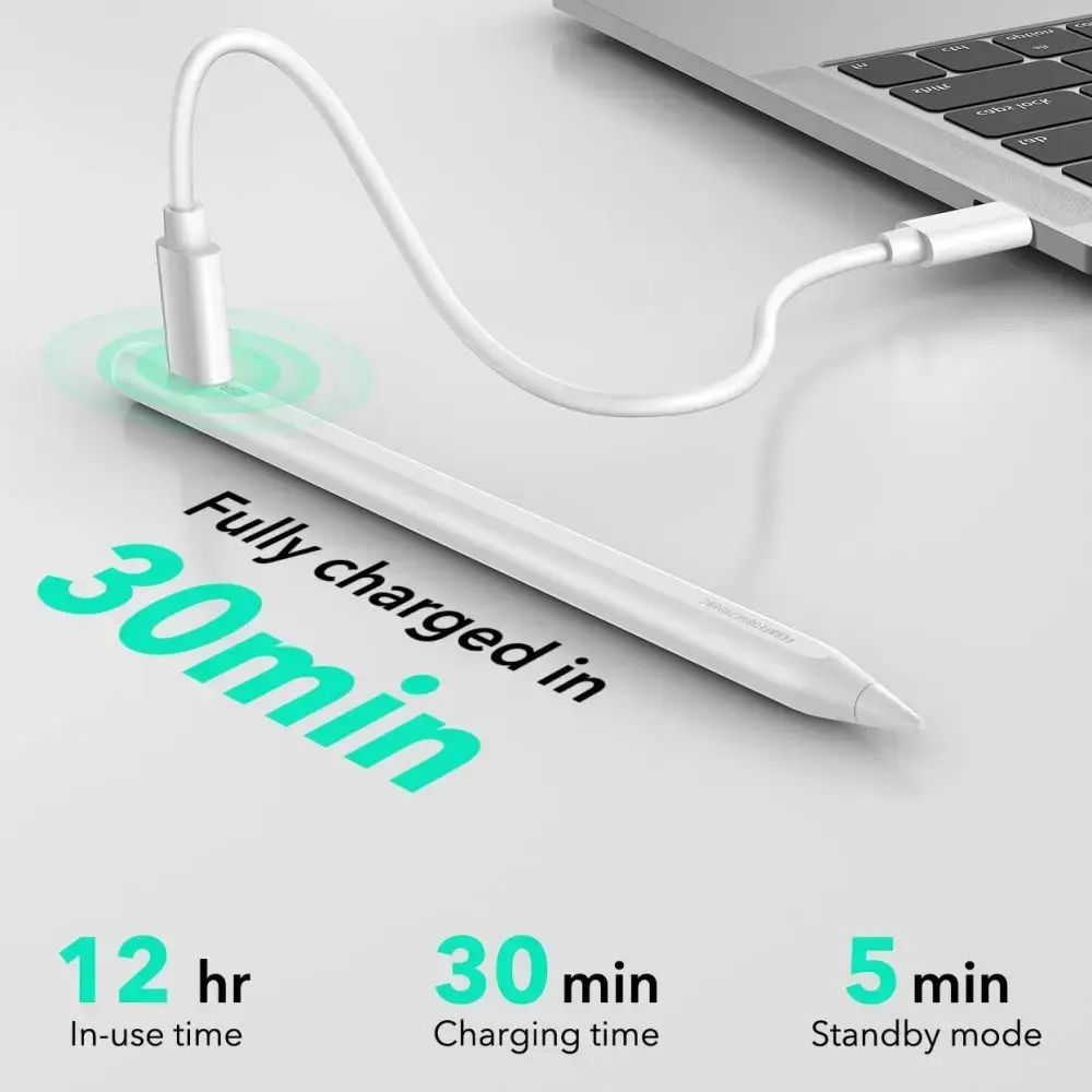 ESR Geo Universele Actieve Stylus Pen met Apple Find My Wit afbeelding 4