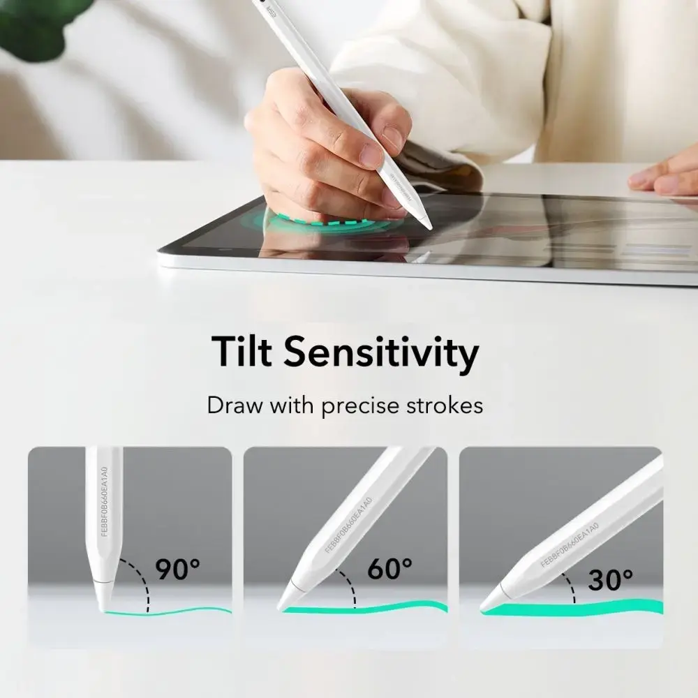 ESR Geo Universele Actieve Stylus Pen met Apple Find My Wit afbeelding 5