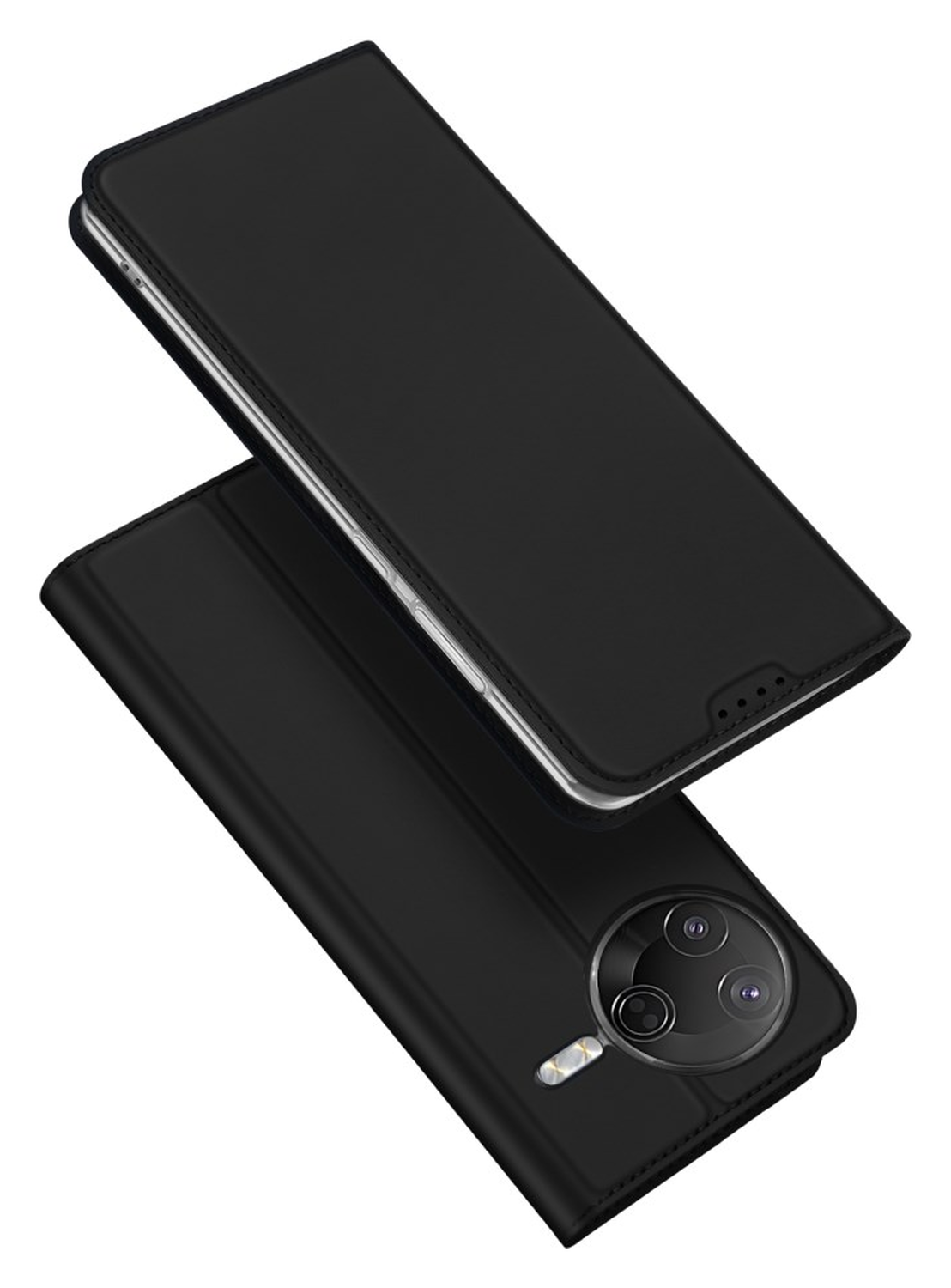 Dux Ducis Skin Pro Xiaomi Poco F7 Pro Hoesje Portemonnee Book Case Zwart afbeelding 4