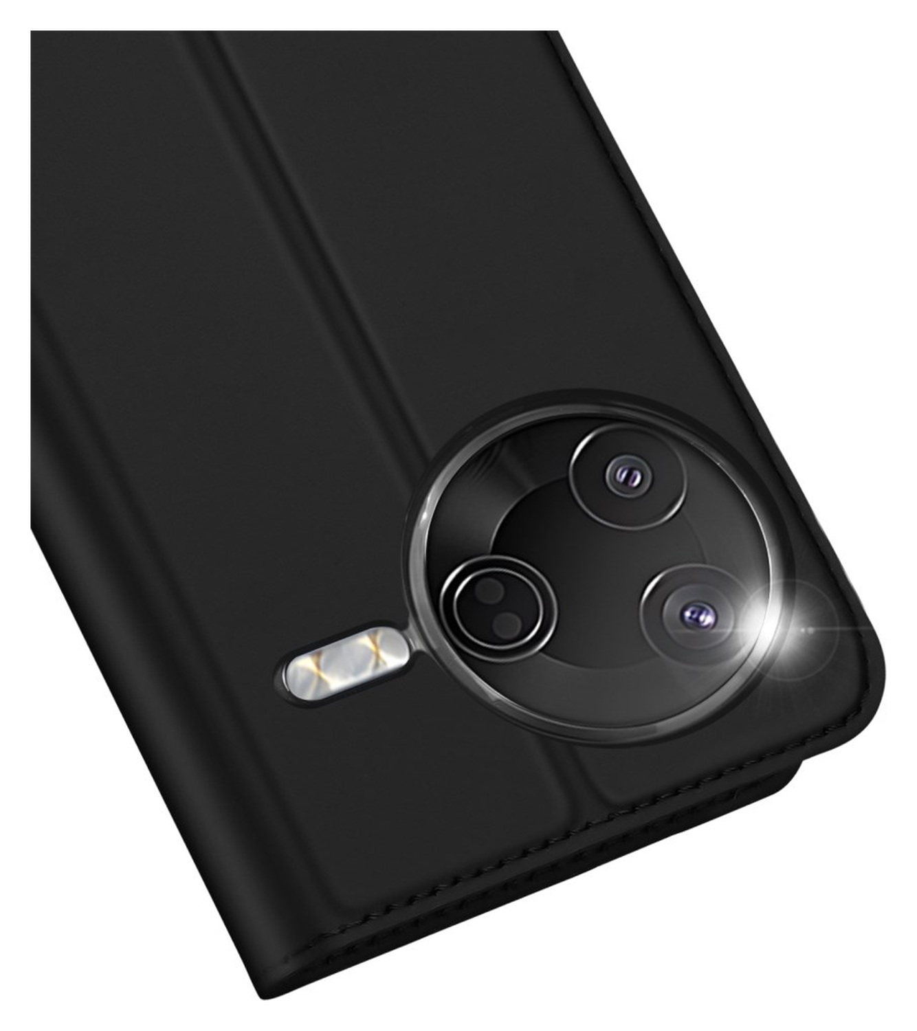 Dux Ducis Skin Pro Xiaomi Poco F7 Pro Hoesje Portemonnee Book Case Zwart afbeelding 5