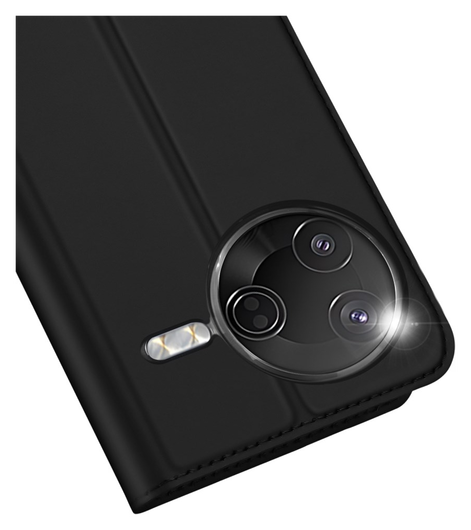 Dux Ducis Skin Pro Xiaomi Poco F7 Pro Hoesje Portemonnee Book Case Zwart afbeelding 5