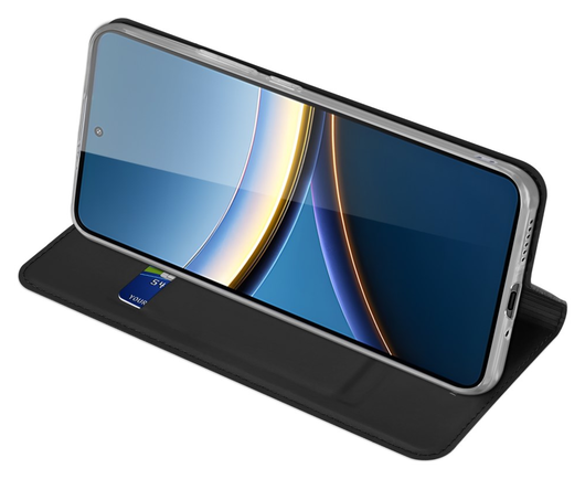 Dux Ducis Skin Pro Xiaomi Poco F7 Pro Hoesje Portemonnee Book Case Zwart afbeelding 6