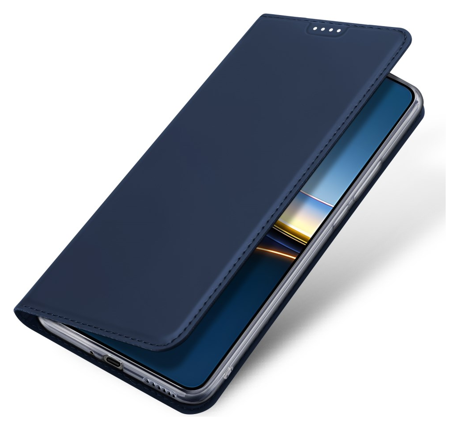 Dux Ducis Skin Pro Xiaomi Poco F7 Pro Hoesje Portemonnee Book Case Blauw afbeelding 1