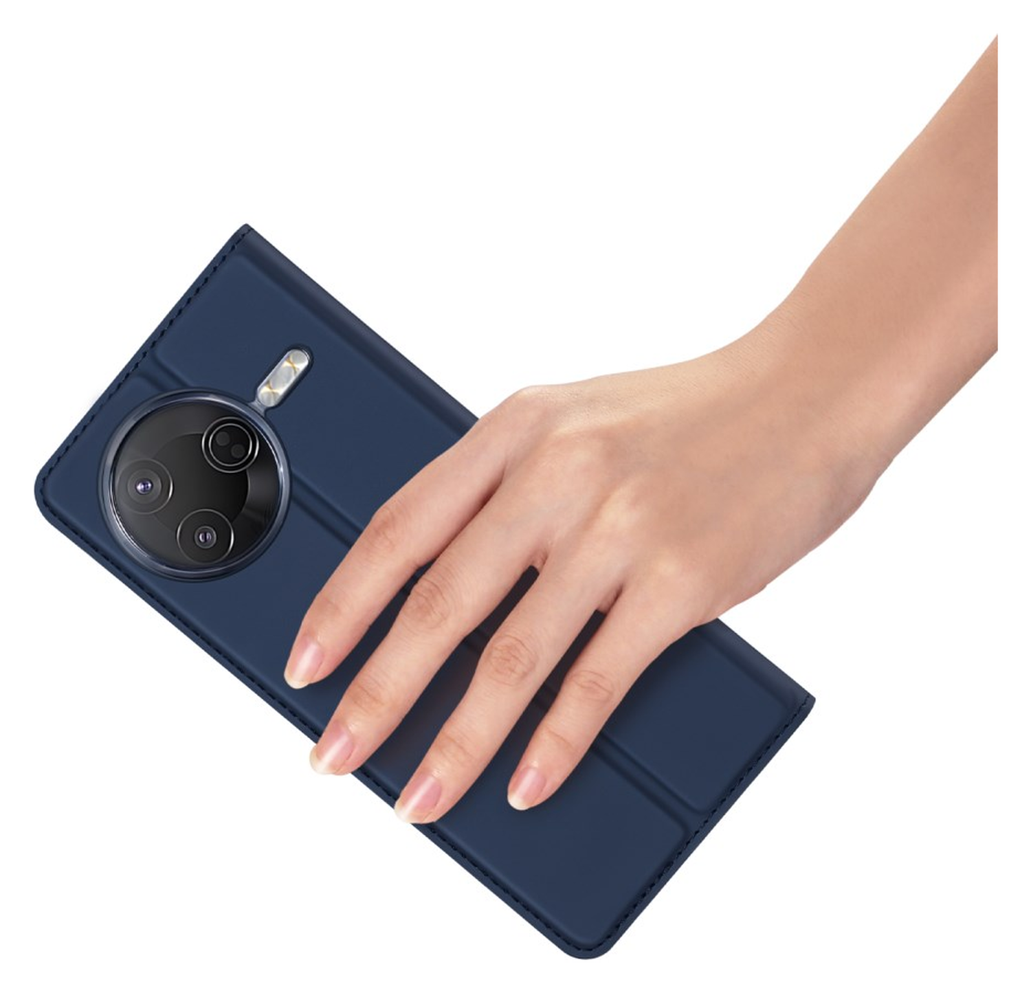 Dux Ducis Skin Pro Xiaomi Poco F7 Pro Hoesje Portemonnee Book Case Blauw afbeelding 7