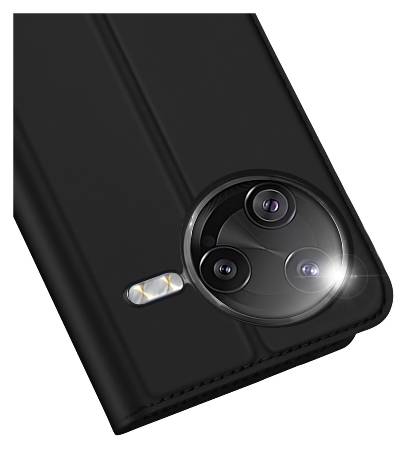 Dux Ducis Skin Pro Xiaomi Poco F7 Ultra Hoesje Portemonnee Book Case Zwart afbeelding 5