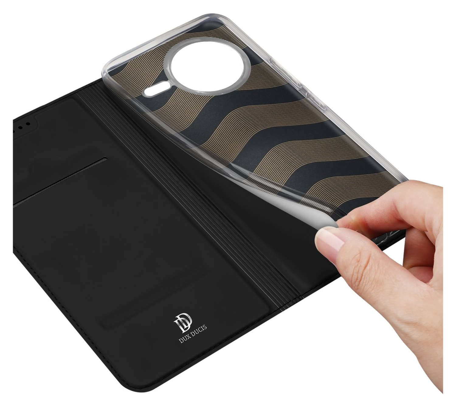 Dux Ducis Skin Pro Xiaomi Poco F7 Ultra Hoesje Portemonnee Book Case Zwart afbeelding 8