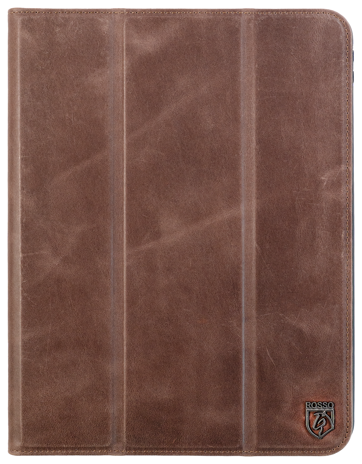 Rosso Elite iPad 10.2 / Pro 10.5 Hoes 2-in-1 Echt Leer Book Case Bruin afbeelding 1