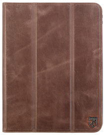 Rosso Elite iPad 10.2 / Pro 10.5 Hoes 2-in-1 Echt Leer Book Case Bruin