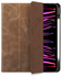 Rosso Elite iPad Pro 12.9 Hoes 2-in-1 Echt Leer Book Case Bruin