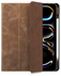 Rosso Elite iPad Pro 13 (2024) Hoes 2-in-1 Echt Leer Book Case Bruin afbeelding 1