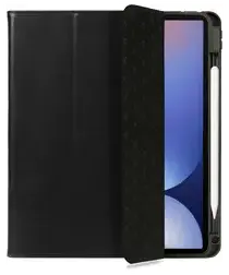 Rosso Elite Samsung Tab S10+/S9+/S9 FE+ Hoes 2-in-1 Echt Leer Zwart afbeelding
