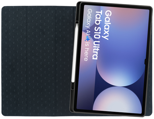 Rosso Elite Samsung Tab S10 Ultra / S9 Ultra Hoes 2-in-1 Echt Leer Zwart afbeelding 8
