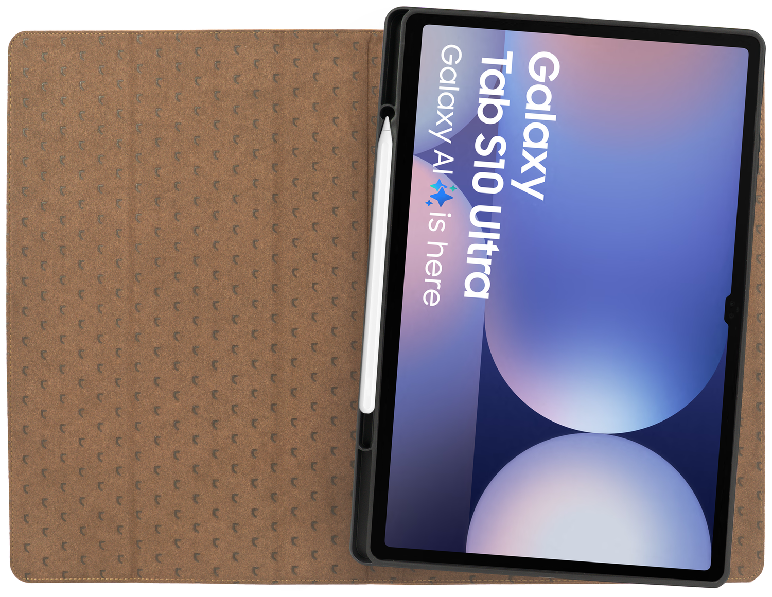 Rosso Elite Samsung Tab S10 Ultra / S9 Ultra Hoes 2-in-1 Echt Leer Bruin afbeelding 8