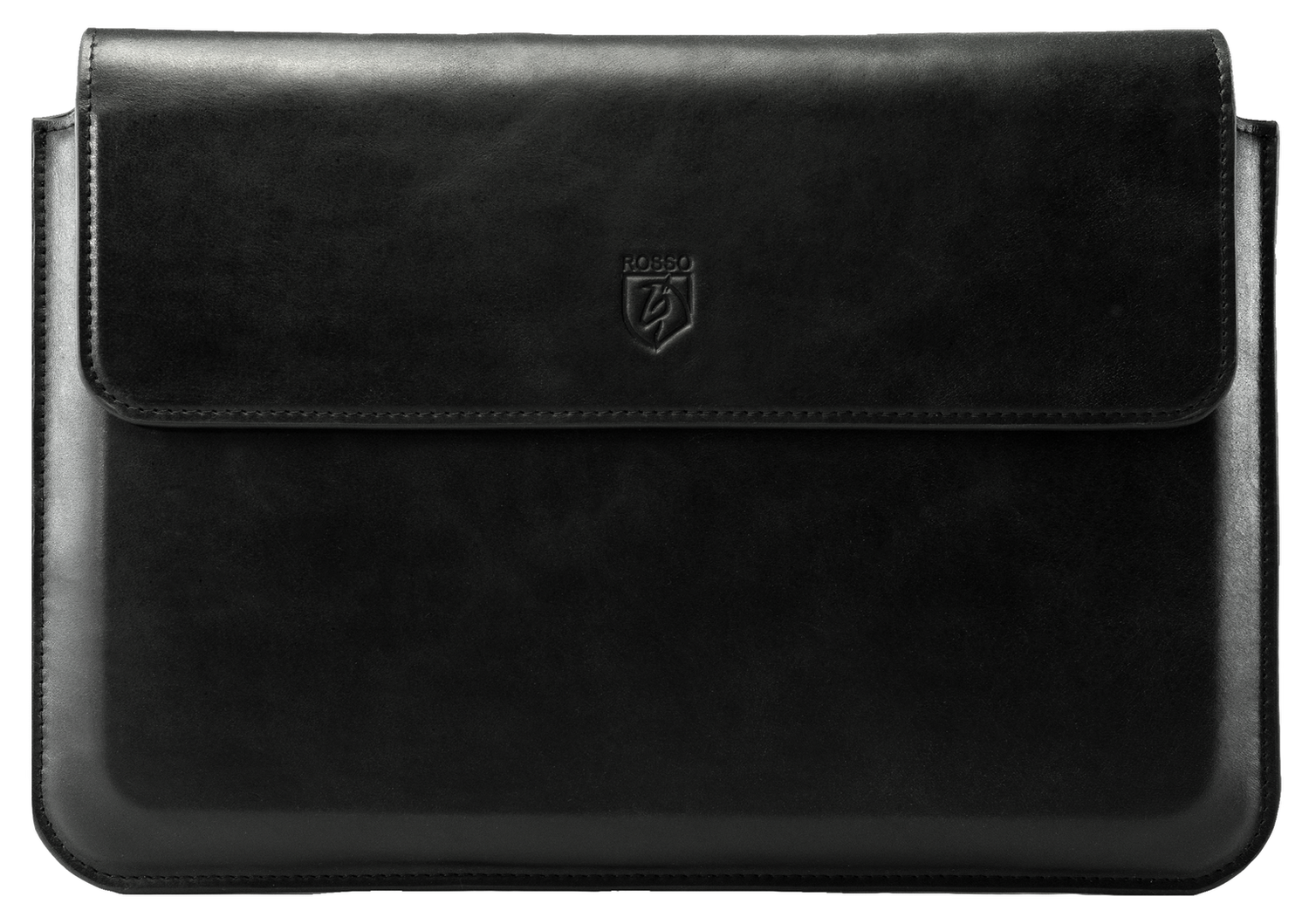 Rosso Deluxe MacBook / Laptop / iPad / Tablet Sleeve tot 14 Inch Echt Leer Zwart afbeelding 7