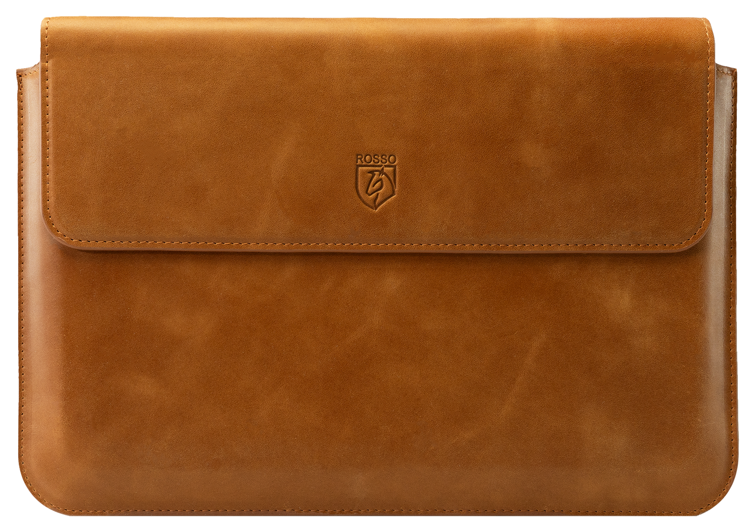 Rosso Deluxe MacBook / Laptop / iPad / Tablet Sleeve tot 14 Inch Echt Leer Bruin afbeelding 7
