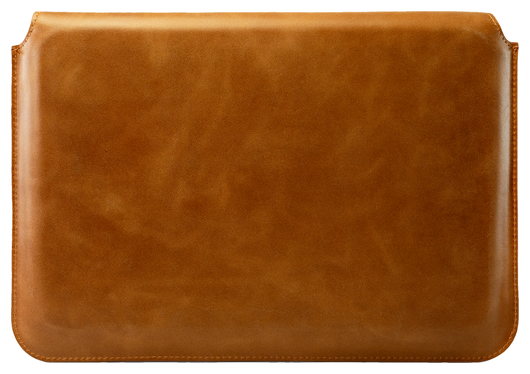 Rosso Deluxe MacBook / Laptop / iPad / Tablet Sleeve tot 14 Inch Echt Leer Bruin afbeelding 8