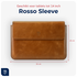 Rosso Deluxe MacBook / Laptop / iPad / Tablet Sleeve tot 14 Inch Echt Leer Bruin afbeelding 3