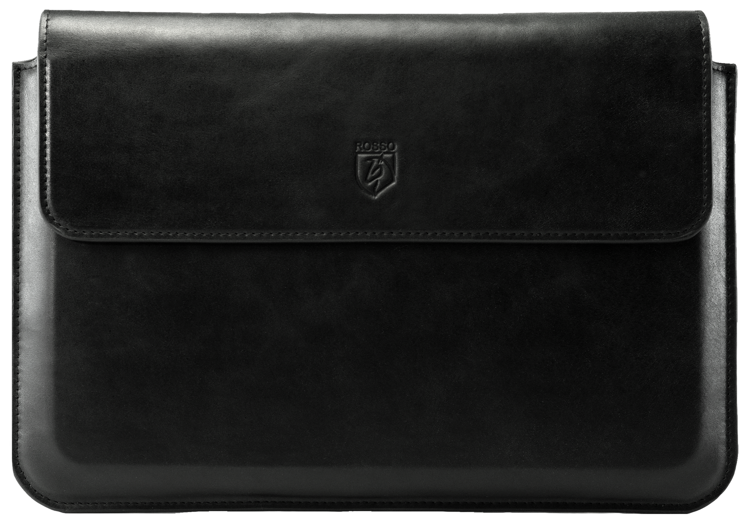 Rosso Deluxe MacBook / Laptop / iPad / Tablet Sleeve tot 11 Inch Echt Leer Zwart afbeelding 7