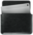 Rosso Deluxe MacBook / Laptop / iPad / Tablet Sleeve tot 11 Inch Echt Leer Zwart afbeelding 1