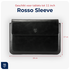 Rosso Deluxe MacBook / Laptop / iPad / Tablet Sleeve tot 11 Inch Echt Leer Zwart afbeelding 3