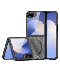 Dux Ducis Aimo Samsung Galaxy Z Flip 7 Hoesje MagSafe Back Cover Zwart afbeelding