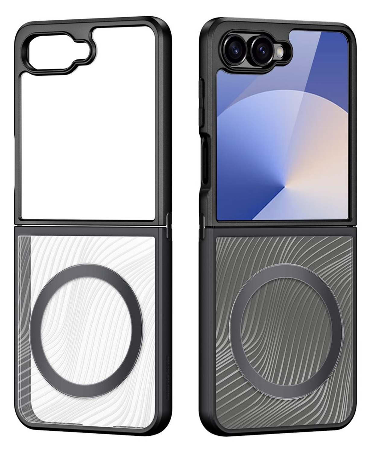Dux Ducis Aimo Samsung Galaxy Z Flip 7 Hoesje MagSafe Back Cover Zwart afbeelding 2