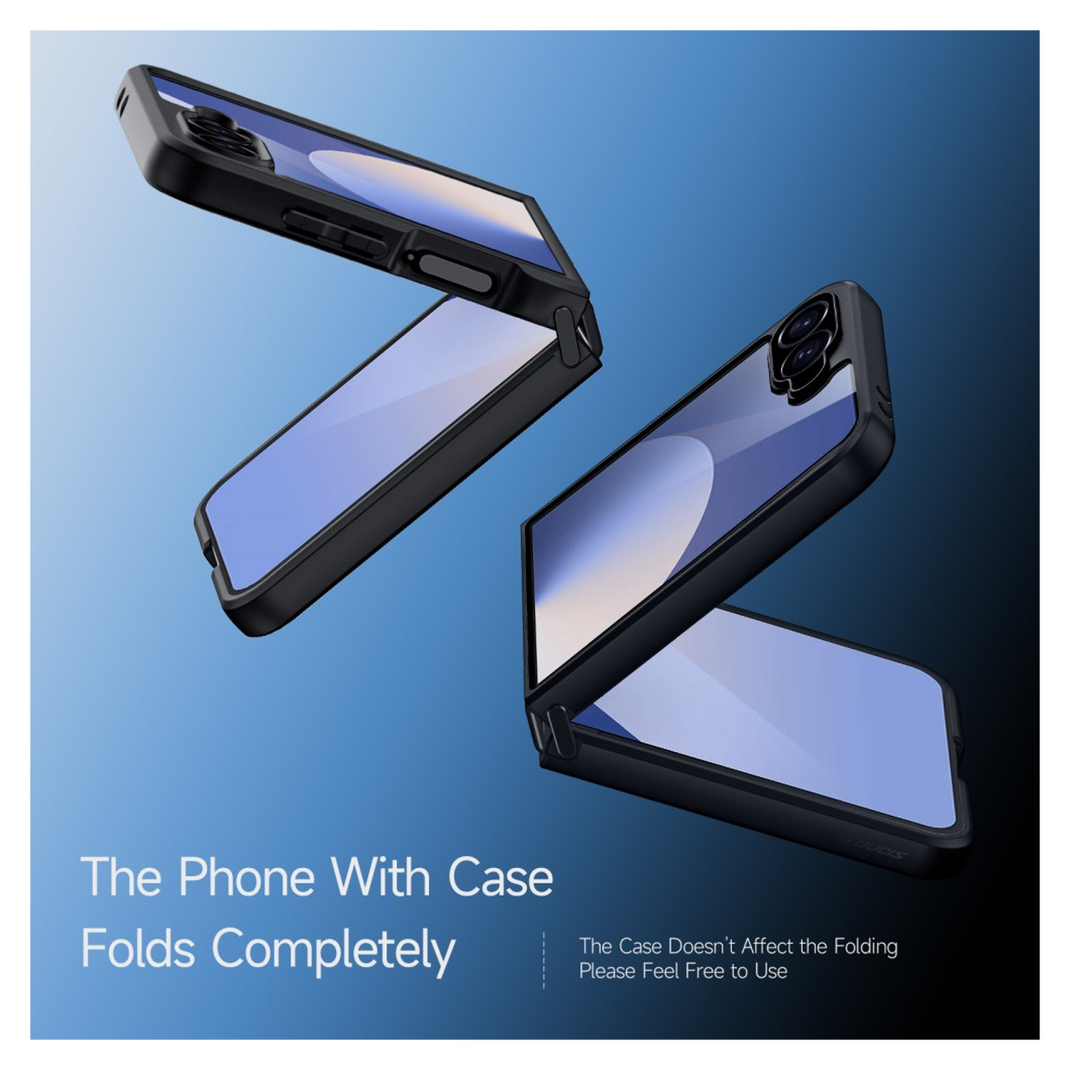 Dux Ducis Aimo Samsung Galaxy Z Flip 7 Hoesje MagSafe Back Cover Zwart afbeelding 9