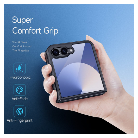 Dux Ducis Aimo Samsung Galaxy Z Flip 7 Hoesje MagSafe Back Cover Zwart afbeelding 4