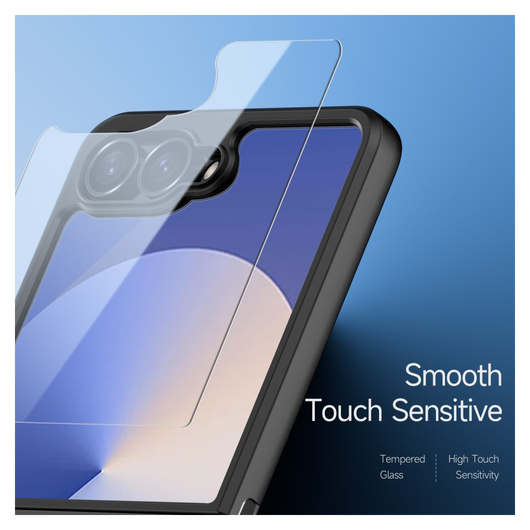 Dux Ducis Aimo Samsung Galaxy Z Flip 7 Hoesje MagSafe Back Cover Zwart afbeelding 7