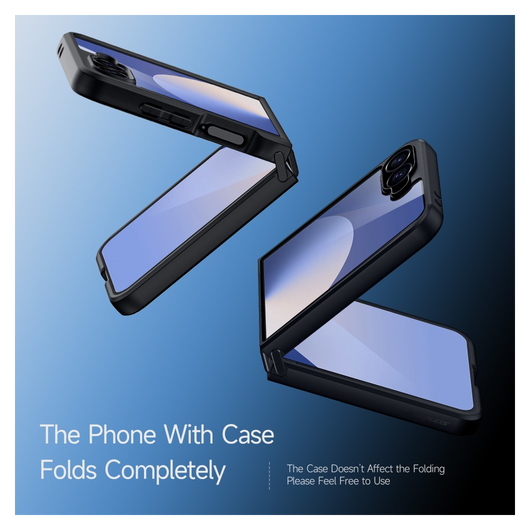 Dux Ducis Aimo Samsung Galaxy Z Flip 7 Hoesje MagSafe Back Cover Zwart afbeelding 9