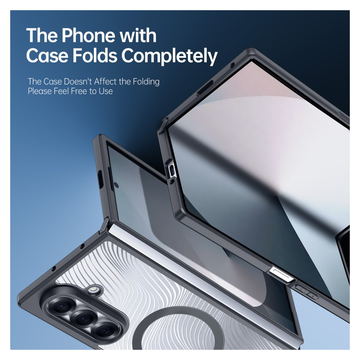 Dux Ducis Aimo Samsung Galaxy Z Fold 7 Hoesje MagSafe Back Cover Zwart afbeelding 7