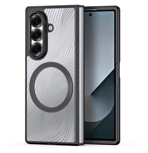 Dux Ducis Aimo Samsung Galaxy Z Fold 7 Hoesje MagSafe Back Cover Zwart afbeelding 1