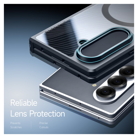 Dux Ducis Aimo Samsung Galaxy Z Fold 7 Hoesje MagSafe Back Cover Zwart afbeelding 6