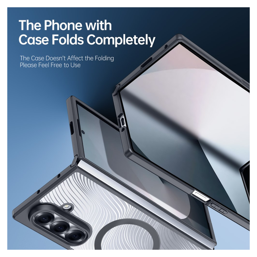 Dux Ducis Aimo Samsung Galaxy Z Fold 7 Hoesje MagSafe Back Cover Zwart afbeelding 7