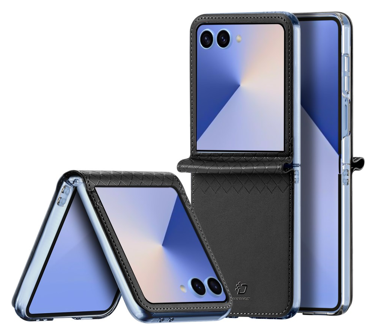 Dux Ducis Bril Samsung Galaxy Z Flip 7 Hoesje Back Cover Zwart afbeelding 1