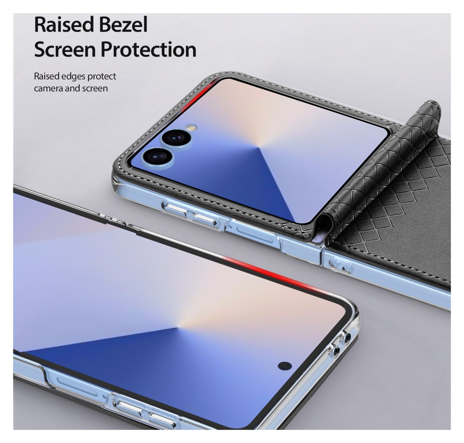 Dux Ducis Bril Samsung Galaxy Z Flip 7 Hoesje Back Cover Zwart afbeelding 8