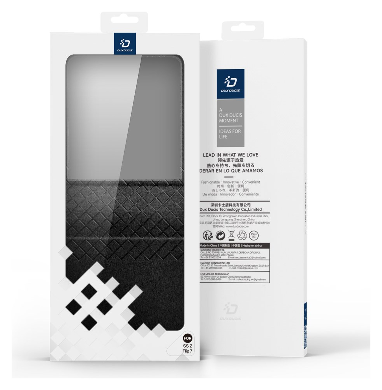 Dux Ducis Bril Samsung Galaxy Z Flip 7 Hoesje Back Cover Zwart afbeelding 11