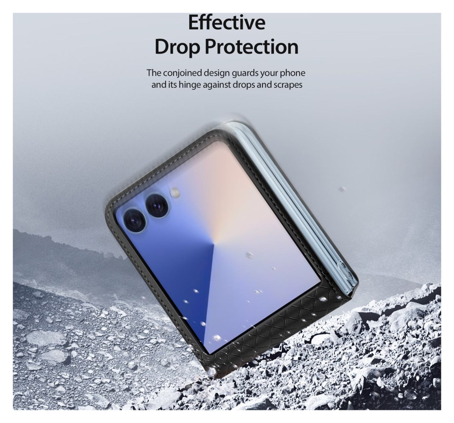 Dux Ducis Bril Samsung Galaxy Z Flip 7 Hoesje Back Cover Zwart afbeelding 5