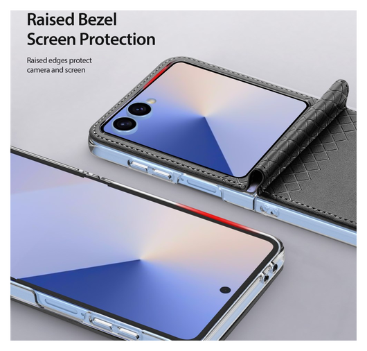 Dux Ducis Bril Samsung Galaxy Z Flip 7 Hoesje Back Cover Zwart afbeelding 8